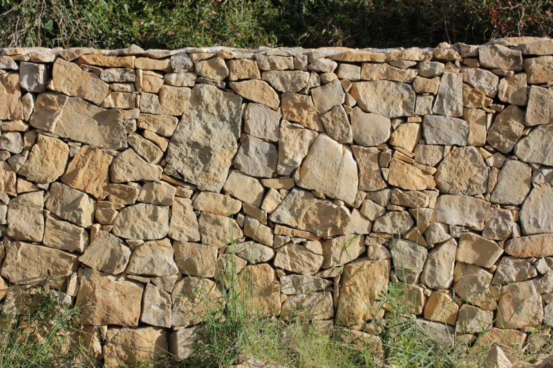 Mur de pierre sèche