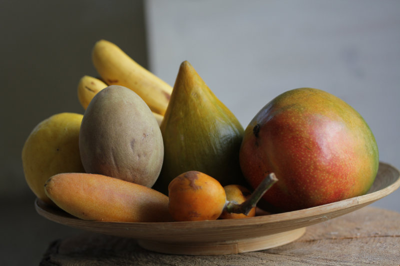 Dégustation de fruits exotiques